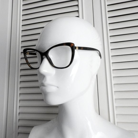 Women's Dolce &Gabbana Tortoise Shell Acrylic Prescription Eyeglasses Frame - Picture 7 of 7